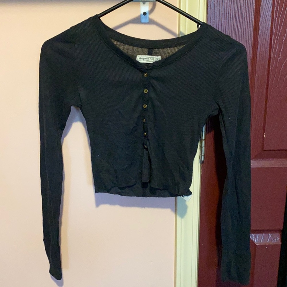 Abercrombie & Fitch black long sleeve, xs women’s